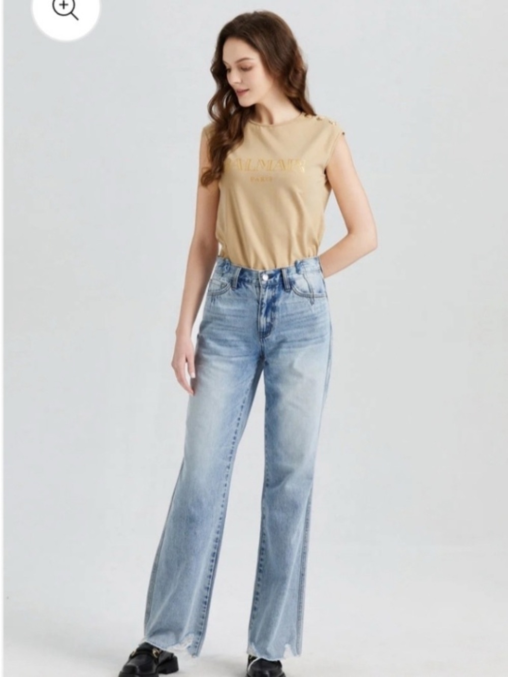 Bayeas high rise wide leg pants